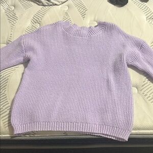 Lavender Knit Women's Sweater